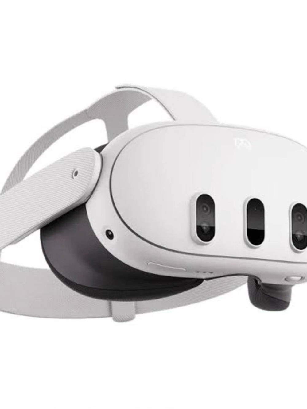 Standalone White VR Headset with Adjustable Strap